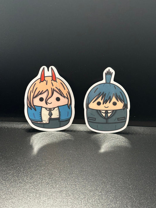 Chainsaw Anime Stickers