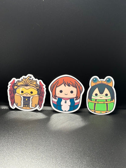 Hero School Anime Stickers