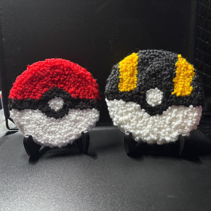 Poke Ball Rug Coaster