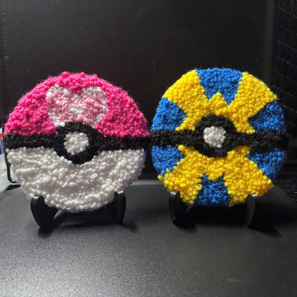 Poke Ball Rug Coaster