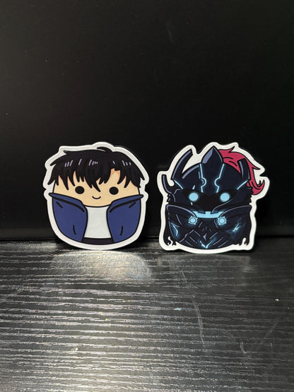 Leveling Anime Stickers