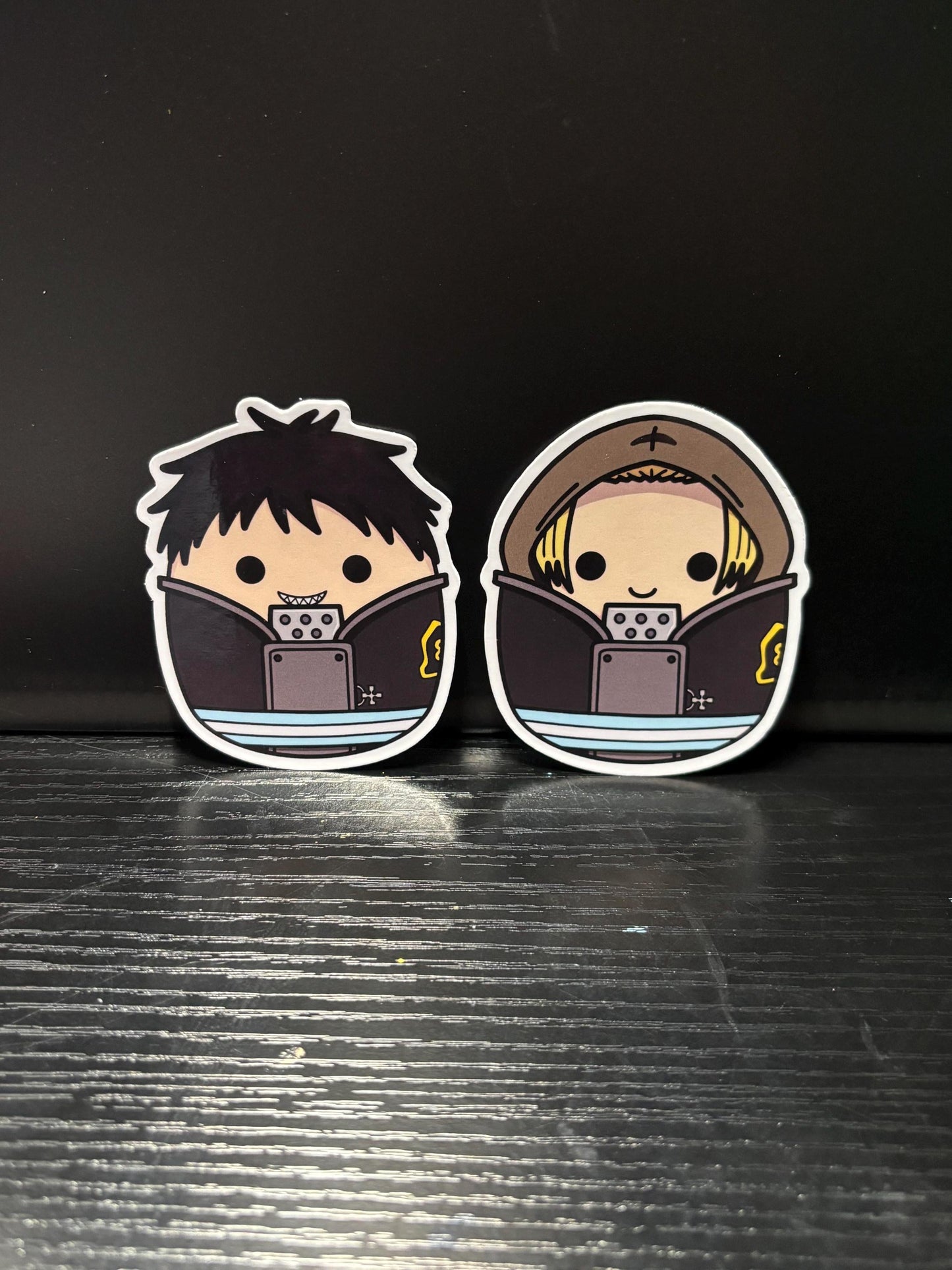 Firefighter Anime Stickers