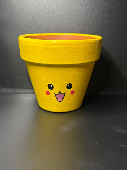 Hand Painted Flower Pots Large