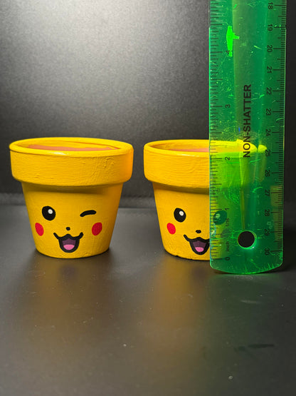 Hand Painted Flower Pots Medium