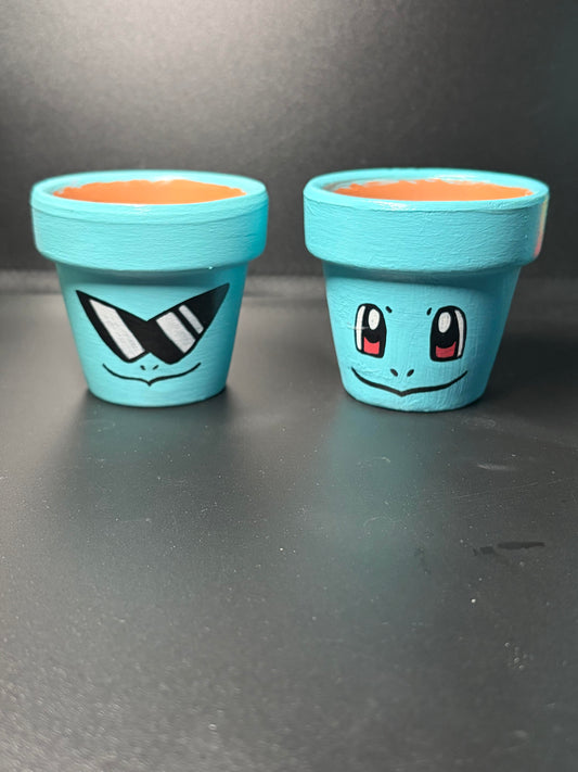 Hand Painted Flower Pots Medium
