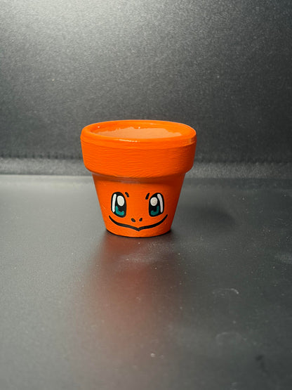 Hand Painted Flower Pots Small