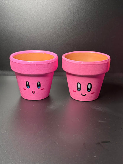 Hand Painted Flower Pots Medium