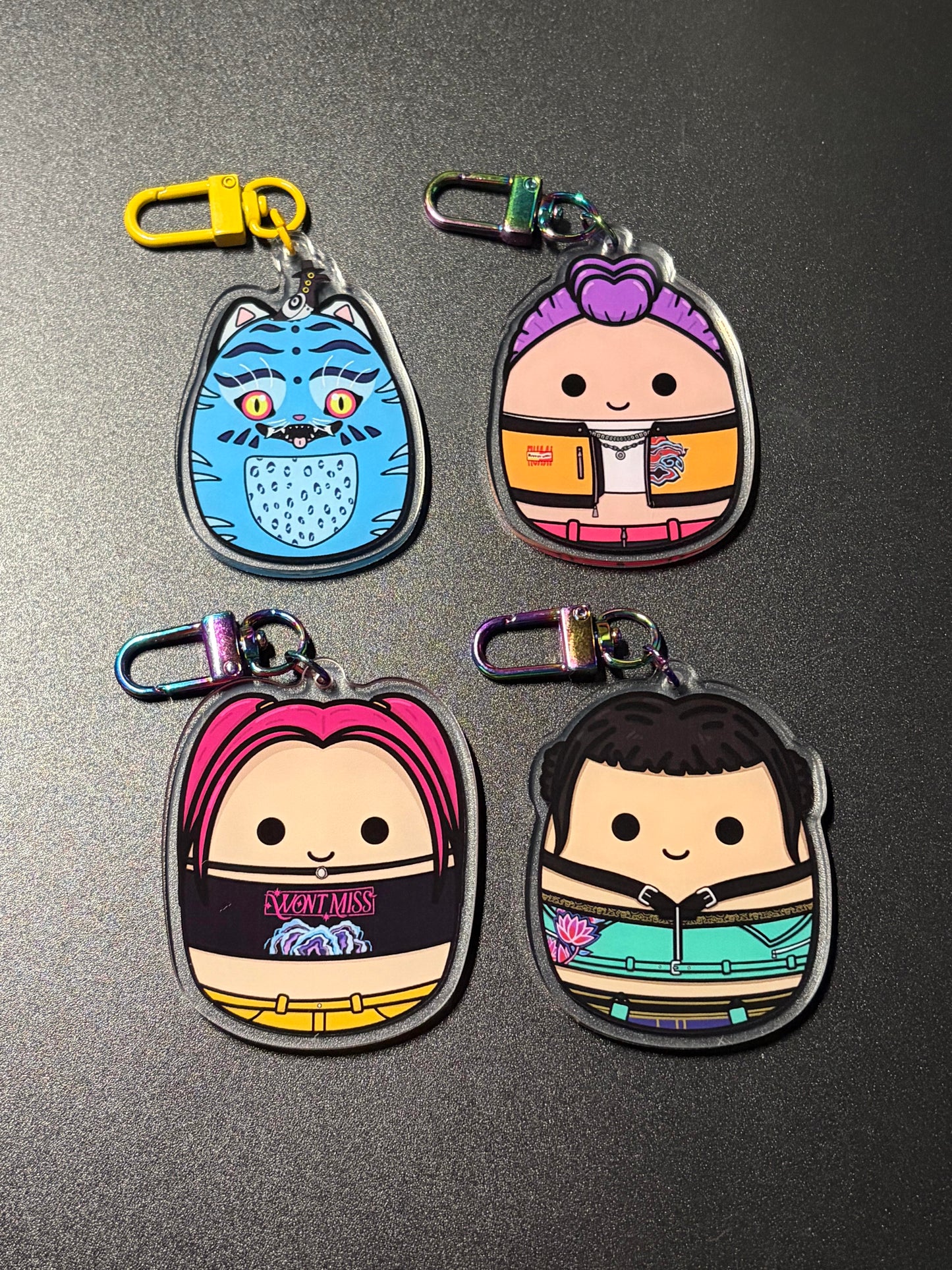 Demon Hunter Acrylic Keychain