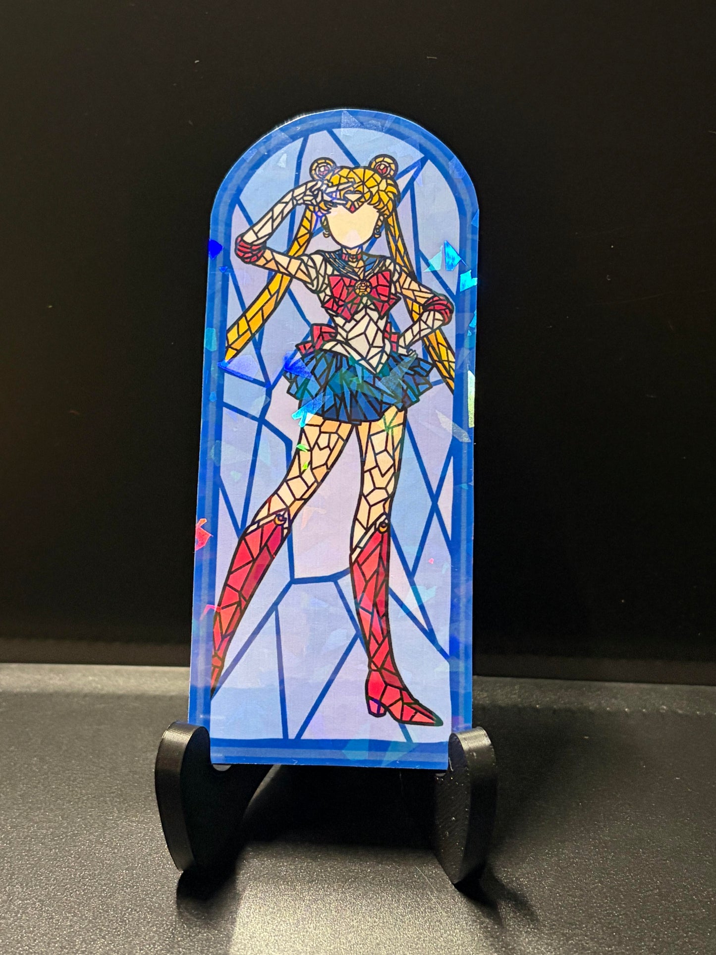 Stained Glass Assorted Anime Stickers