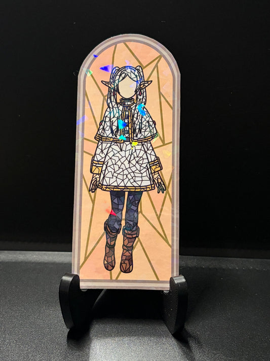 Long Journey Anime Stained Glass Stickers