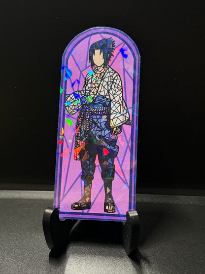 Ninja Anime Stained Glass Stickers