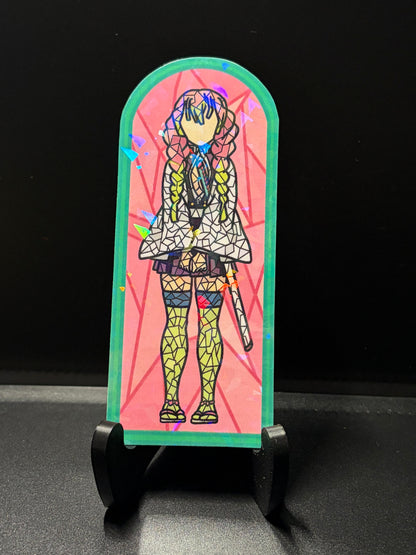 Slayer Anime Stained Glass Stickers