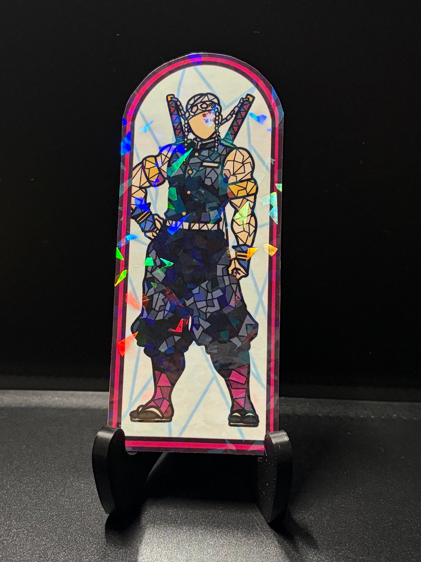 Slayer Anime Stained Glass Stickers
