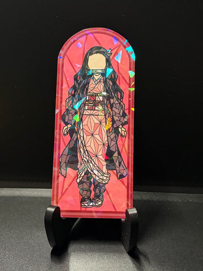 Slayer Anime Stained Glass Stickers