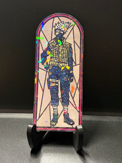 Ninja Anime Stained Glass Stickers