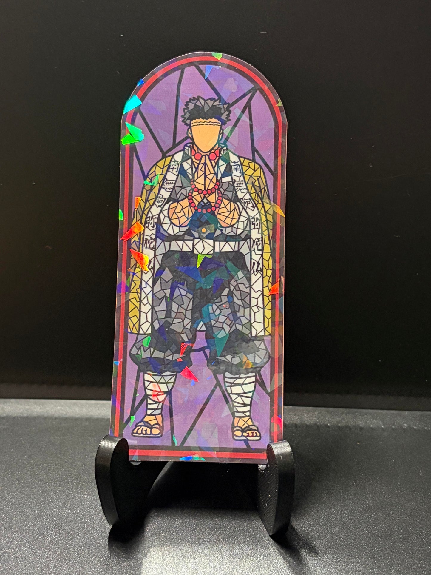 Slayer Anime Stained Glass Stickers