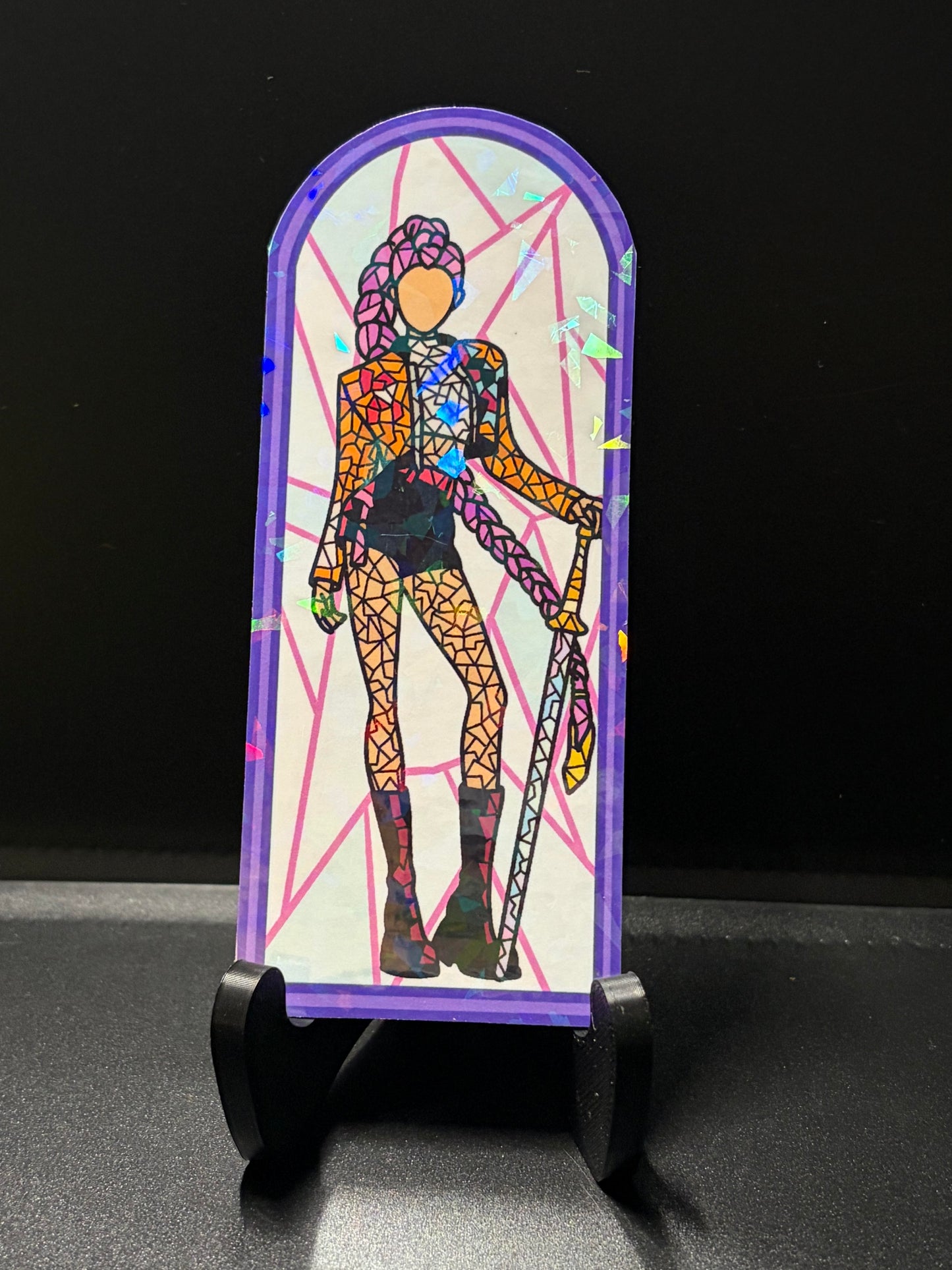 Demon Hunter Stained Glass Stickers