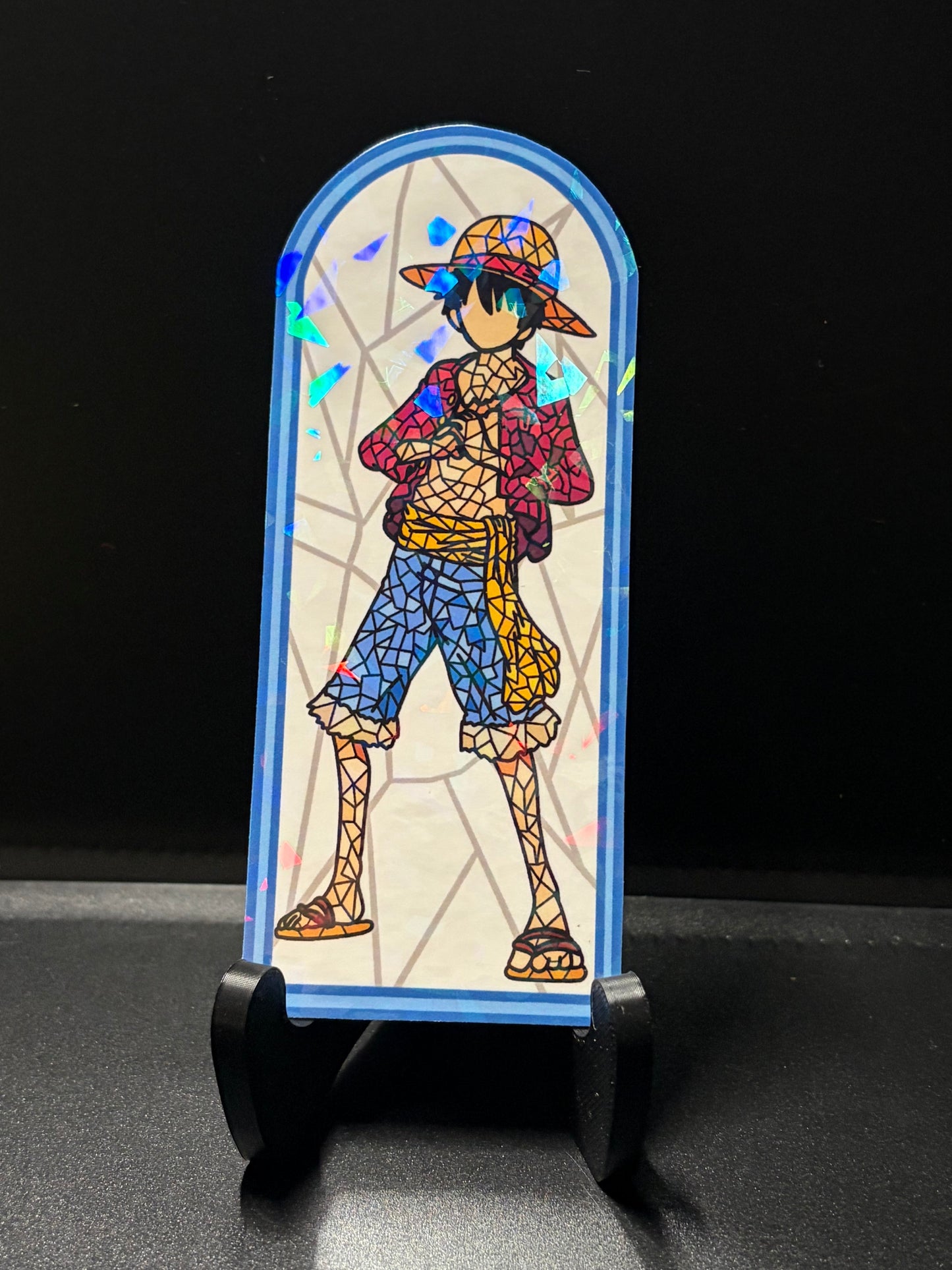 Pirate Anime Stained Glass Stickers