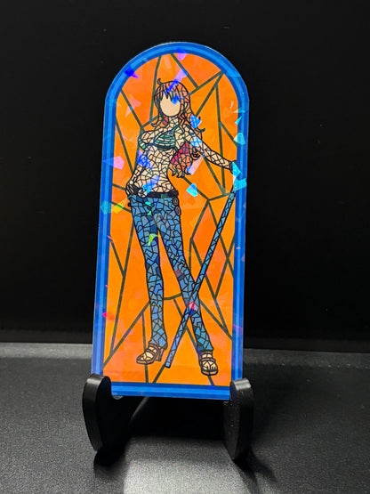 Pirate Anime Stained Glass Stickers