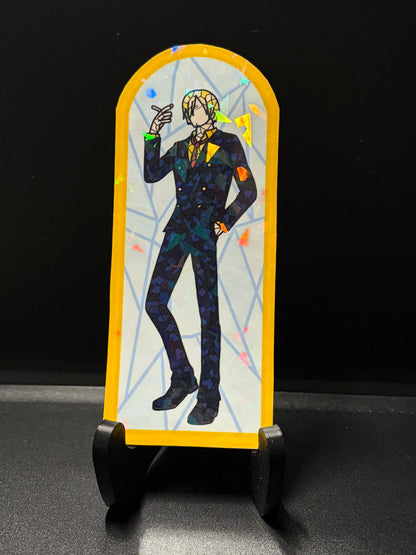 Pirate Anime Stained Glass Stickers