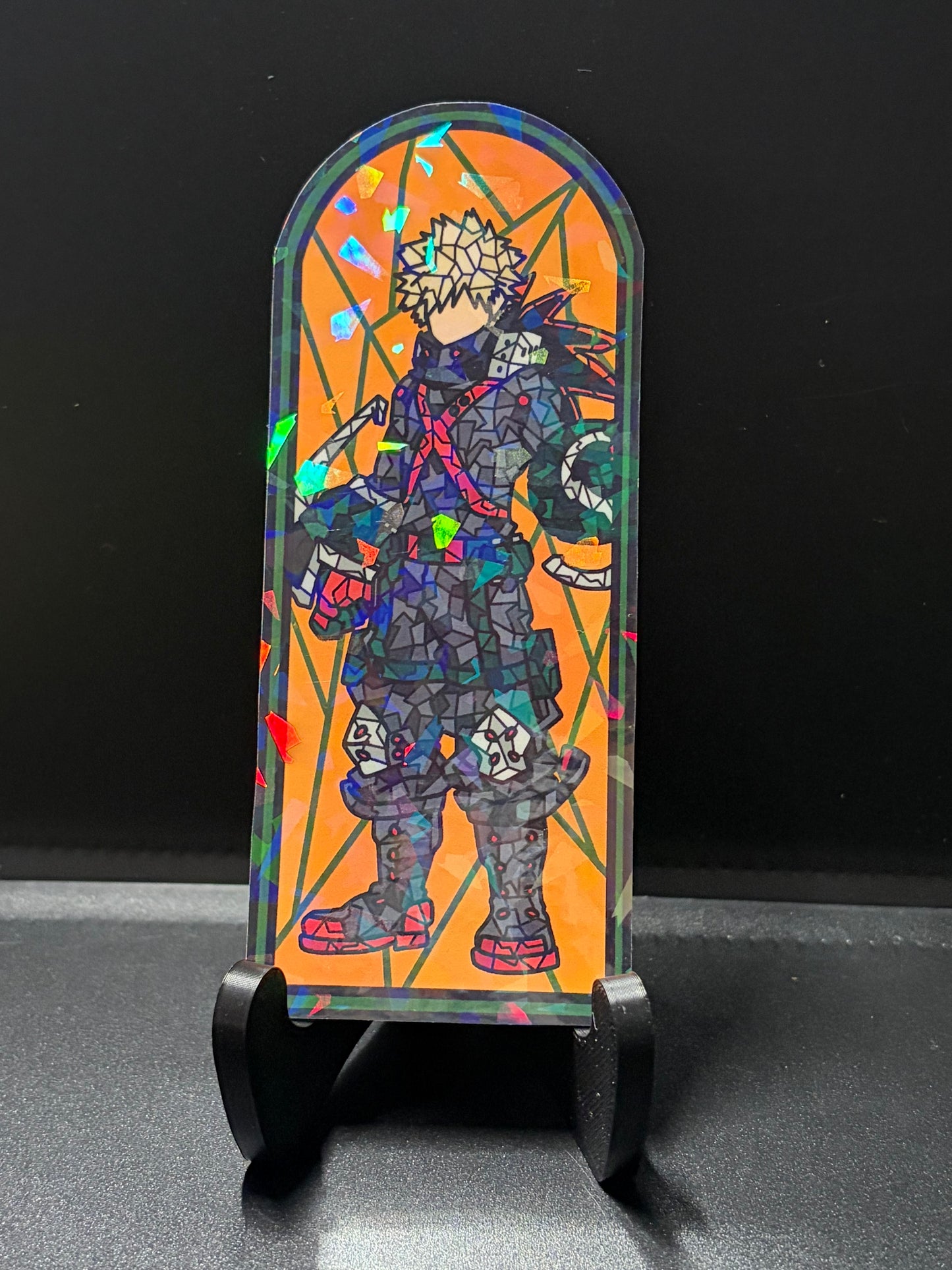 Hero School Stained Glass Stickers