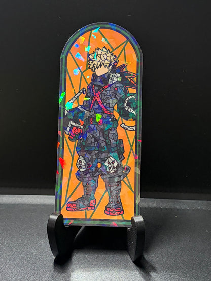 Hero School Stained Glass Stickers