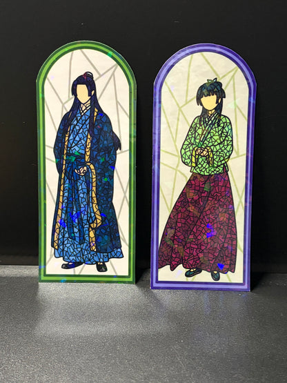 Apothecary Anime Stained Glass Stickers
