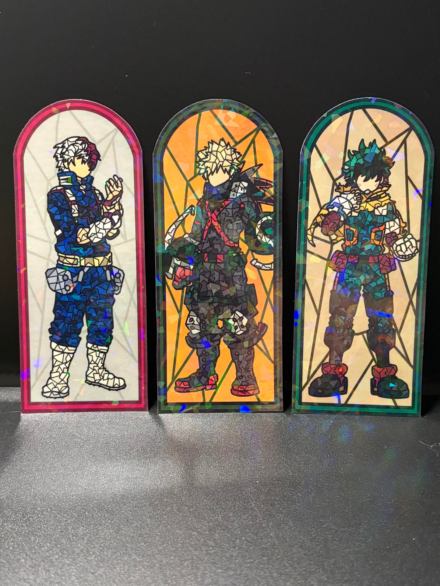 Hero School Stained Glass Stickers