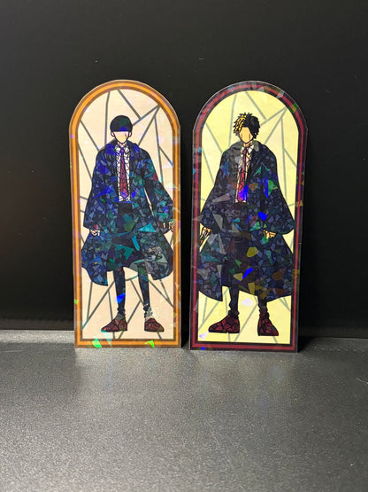 Stained Glass Magic School Stickers